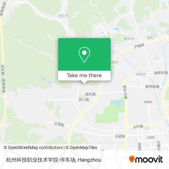 杭州科技职业技术学院-停车场 map