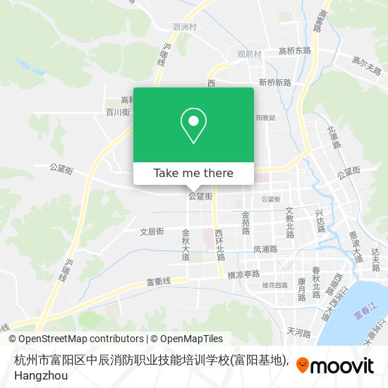杭州市富阳区中辰消防职业技能培训学校(富阳基地) map