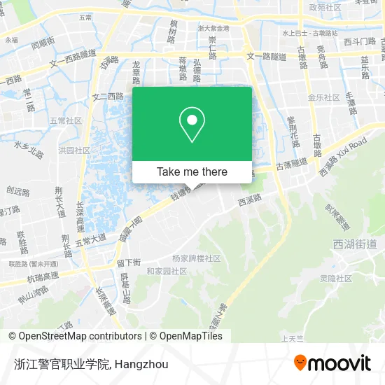 浙江警官职业学院 map