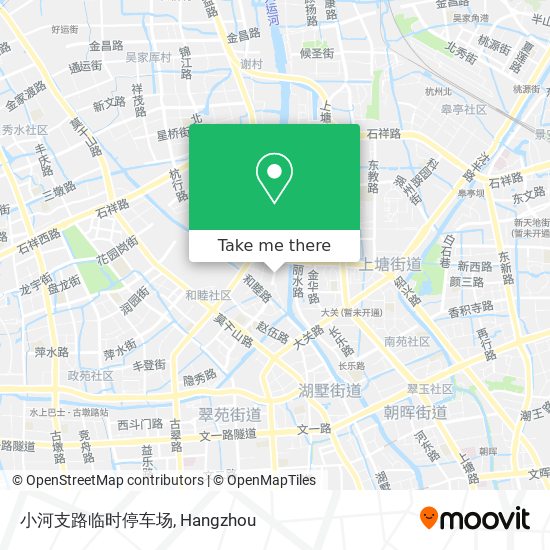 小河支路临时停车场 map