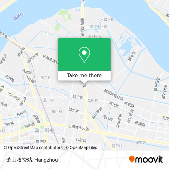 萧山收费站 map
