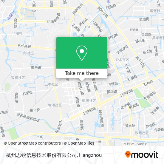 杭州思锐信息技术股份有限公司 map