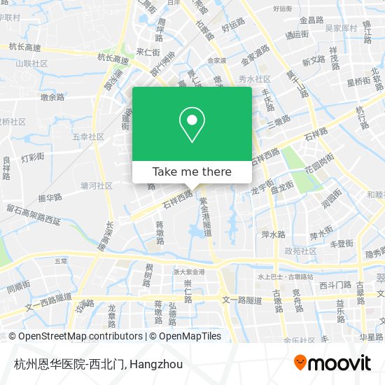 杭州恩华医院-西北门 map