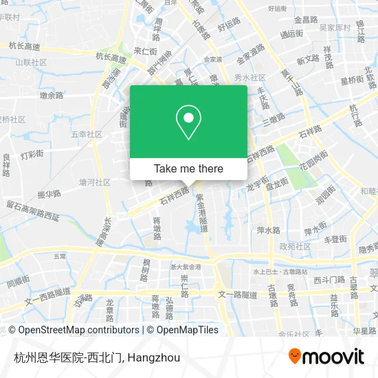 杭州恩华医院-西北门 map