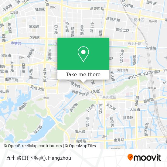 五七路口(下客点) map