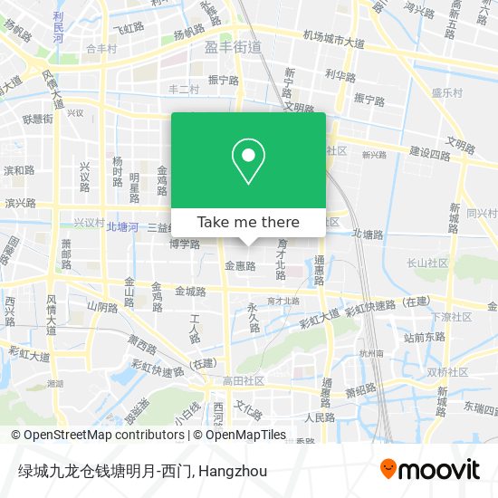 绿城九龙仓钱塘明月-西门 map