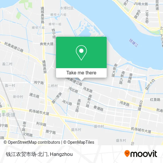 钱江农贸市场-北门 map