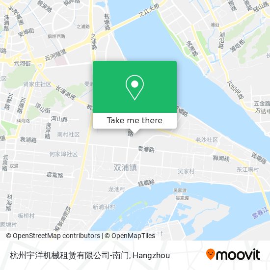 杭州宇洋机械租赁有限公司-南门 map