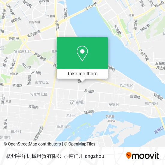 杭州宇洋机械租赁有限公司-南门 map