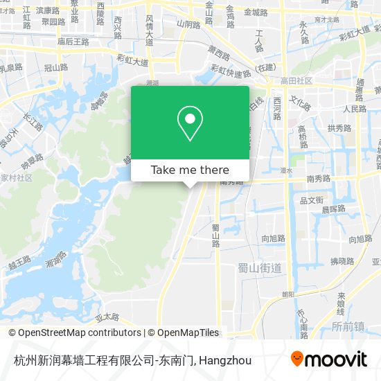 杭州新润幕墙工程有限公司-东南门 map