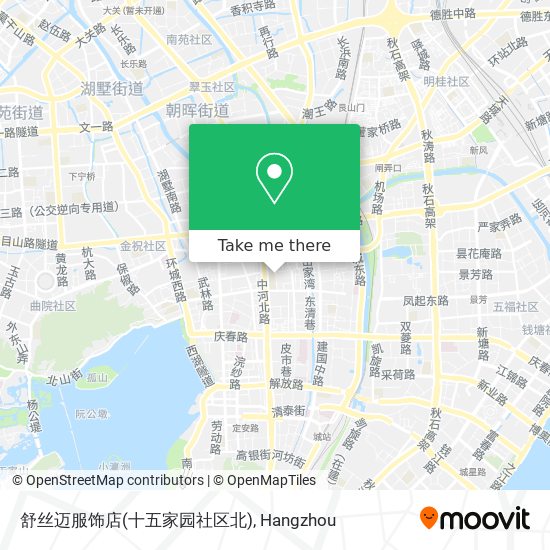 舒丝迈服饰店(十五家园社区北) map