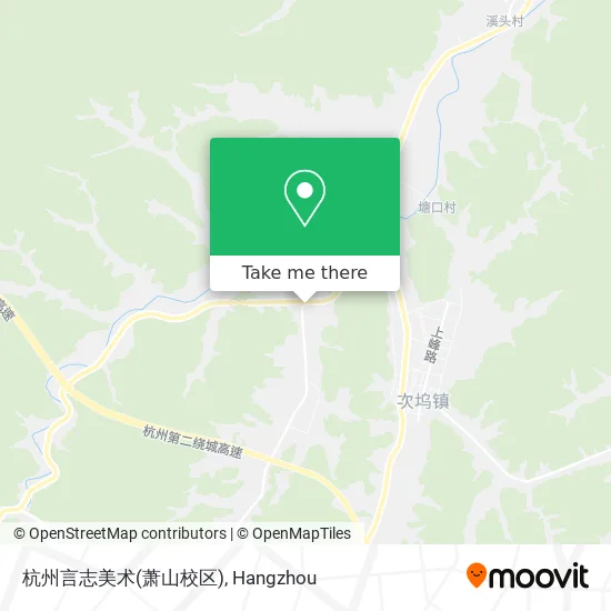 杭州言志美术(萧山校区) map