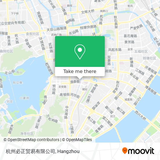杭州必正贸易有限公司 map