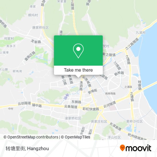转塘里街 map