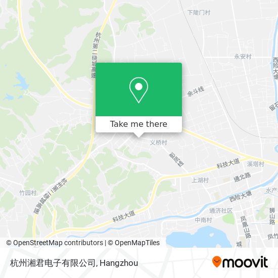 杭州湘君电子有限公司 map