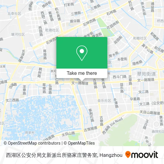 西湖区公安分局文新派出所骆家庄警务室 map