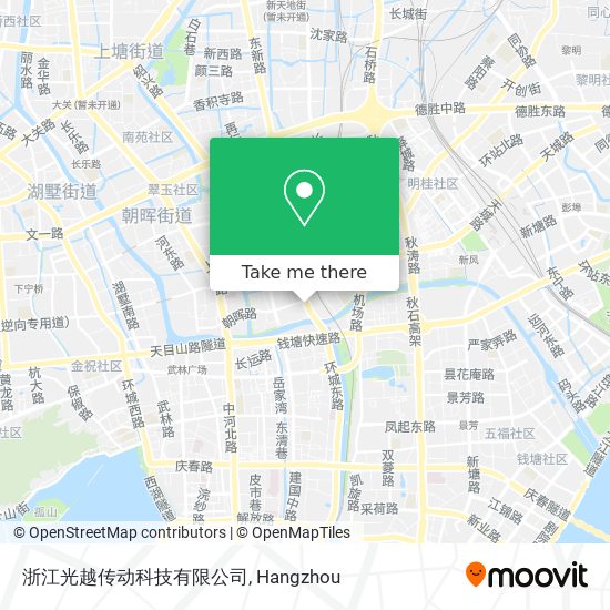 浙江光越传动科技有限公司 map