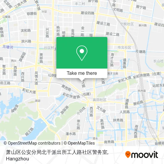 萧山区公安分局北干派出所工人路社区警务室 map
