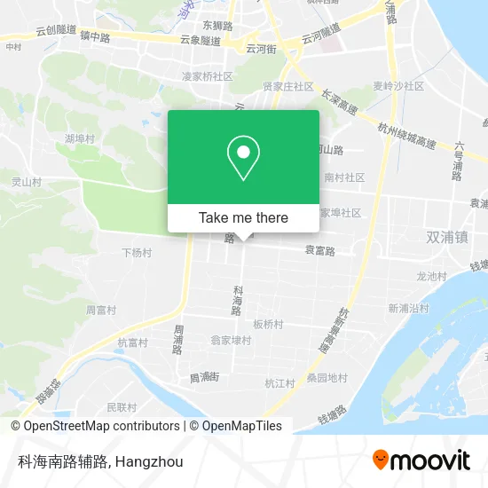 科海南路辅路 map
