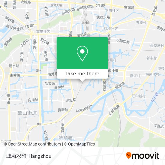 城厢彩印 map