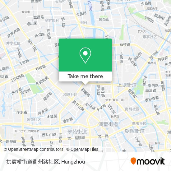 拱宸桥街道衢州路社区 map