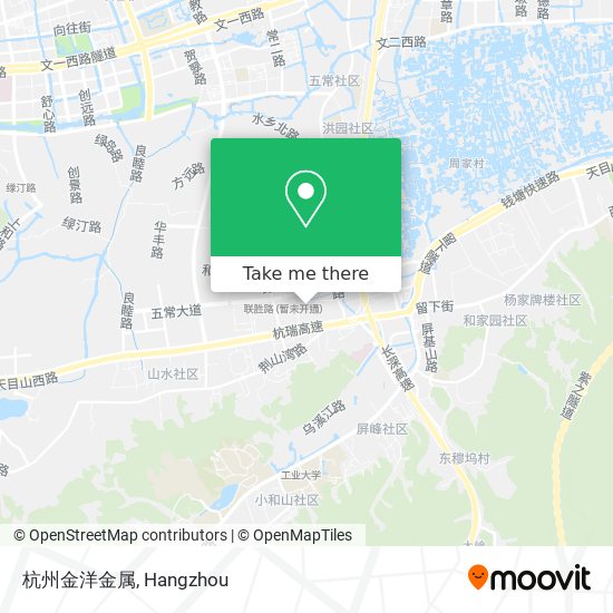 杭州金洋金属 map
