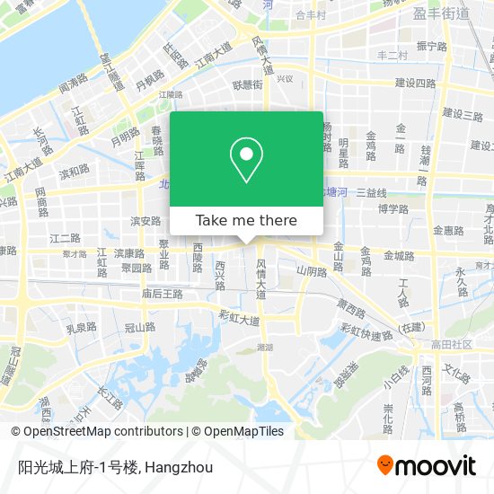 阳光城上府-1号楼 map