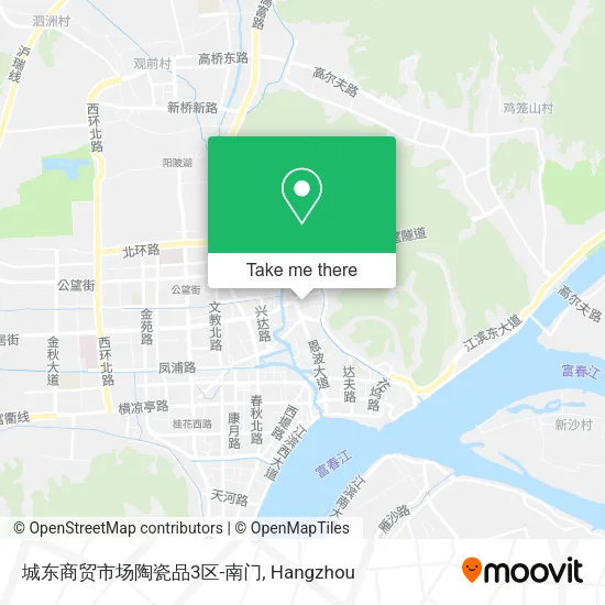 城东商贸市场陶瓷品3区-南门 map