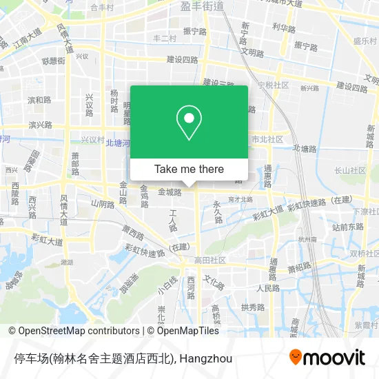 停车场(翰林名舍主题酒店西北) map