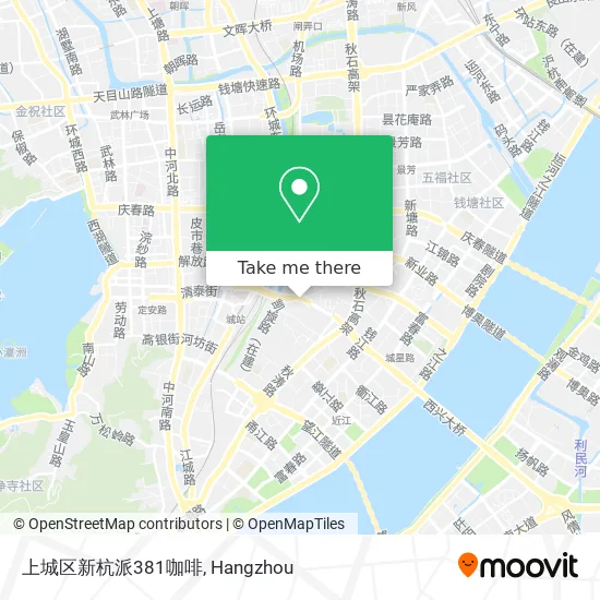 上城区新杭派381咖啡 map