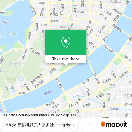 上城区智慧树残疾人服务社 map
