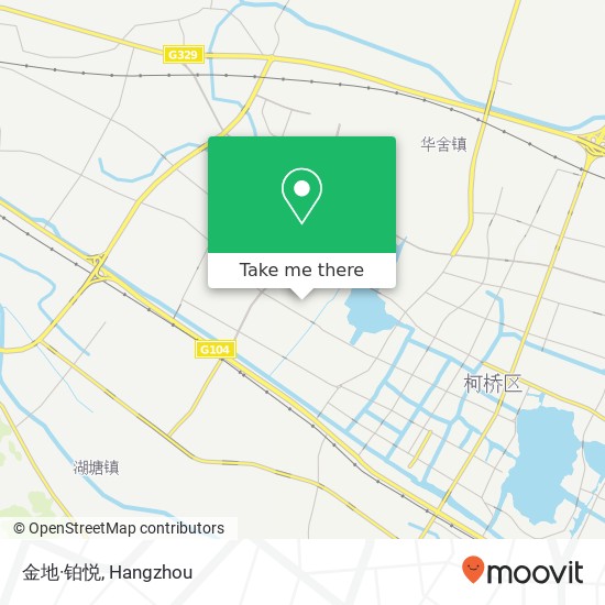 金地·铂悦 map