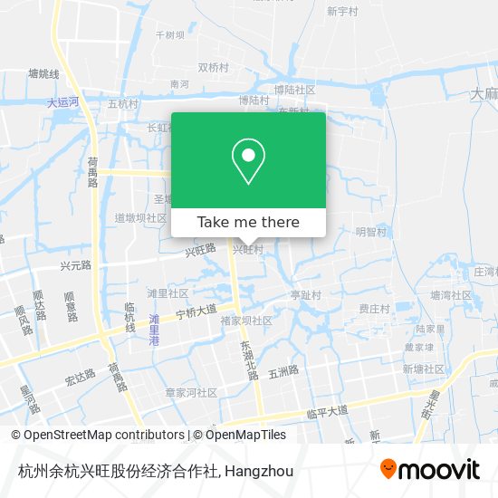 杭州余杭兴旺股份经济合作社 map