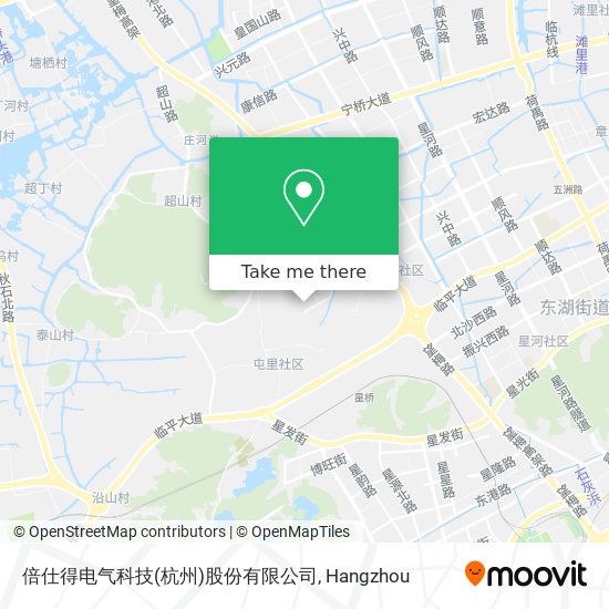 倍仕得电气科技(杭州)股份有限公司 map