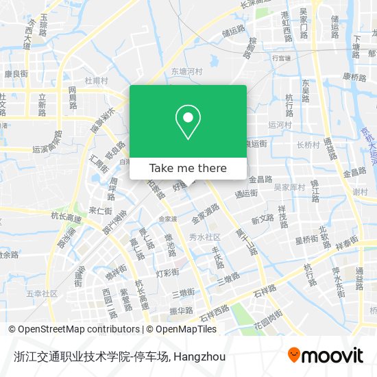 浙江交通职业技术学院-停车场 map