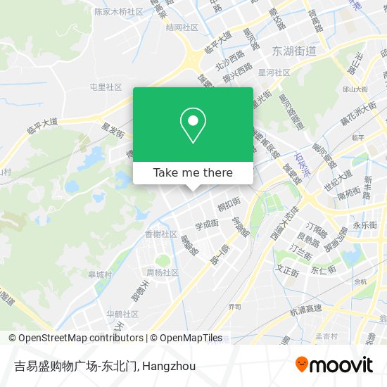 吉易盛购物广场-东北门 map