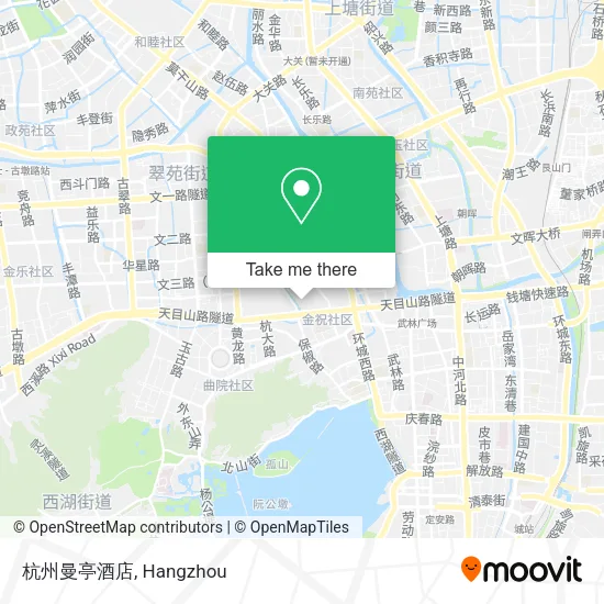 杭州曼亭酒店 map
