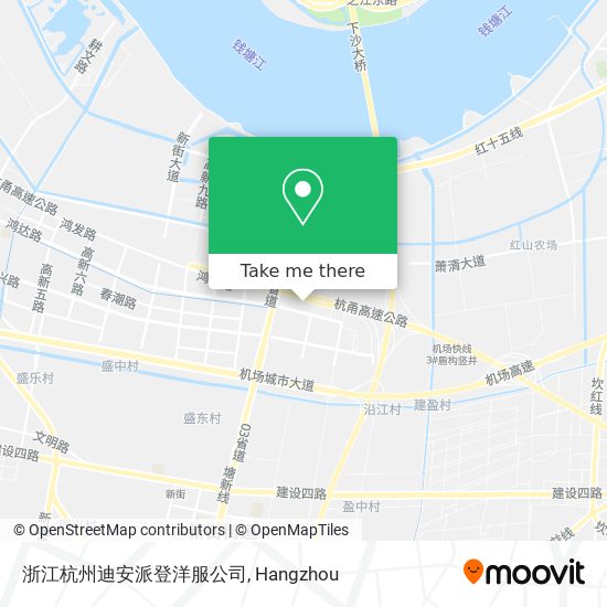 浙江杭州迪安派登洋服公司 map