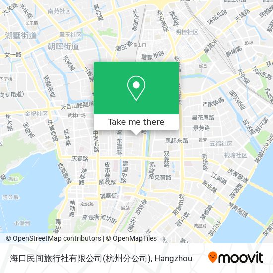 海口民间旅行社有限公司(杭州分公司) map
