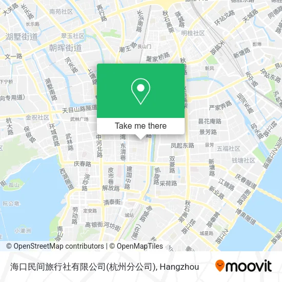 海口民间旅行社有限公司(杭州分公司) map