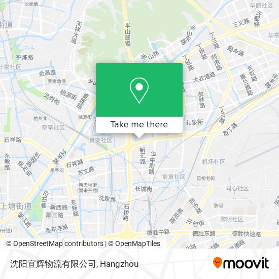 沈阳宜辉物流有限公司 map