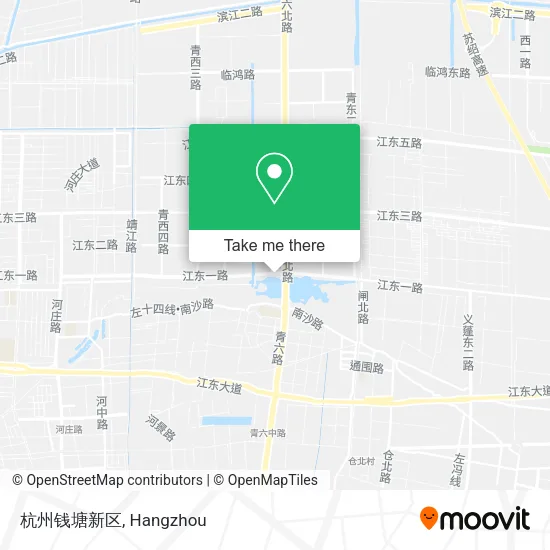 杭州钱塘新区 map