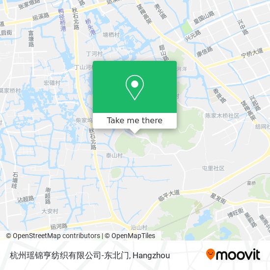 杭州瑶锦亨纺织有限公司-东北门 map