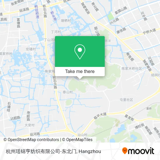 杭州瑶锦亨纺织有限公司-东北门 map