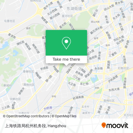 上海铁路局杭州机务段 map