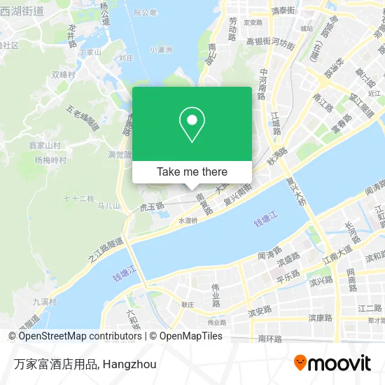万家富酒店用品 map