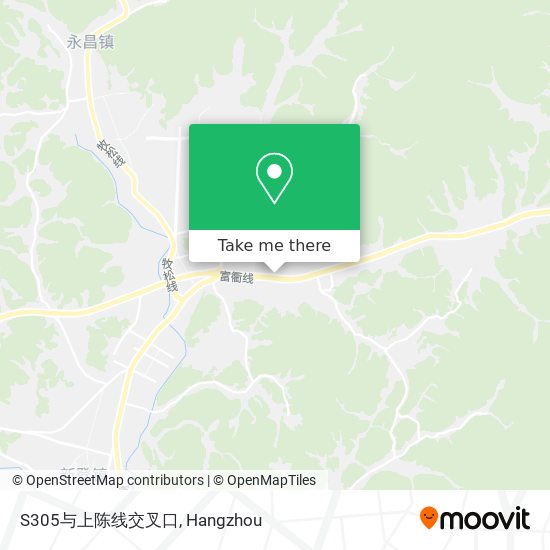 S305与上陈线交叉口 map