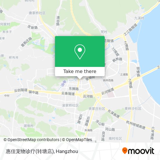 惠佳宠物诊疗(转塘店) map