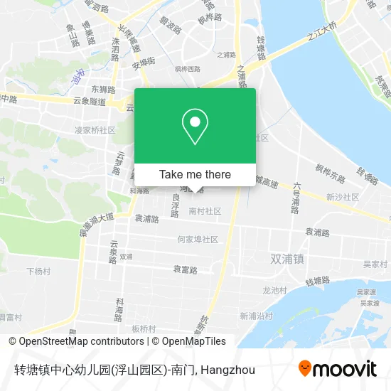 转塘镇中心幼儿园(浮山园区)-南门 map