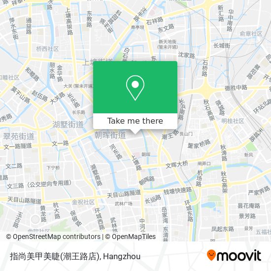 指尚美甲美睫(潮王路店) map